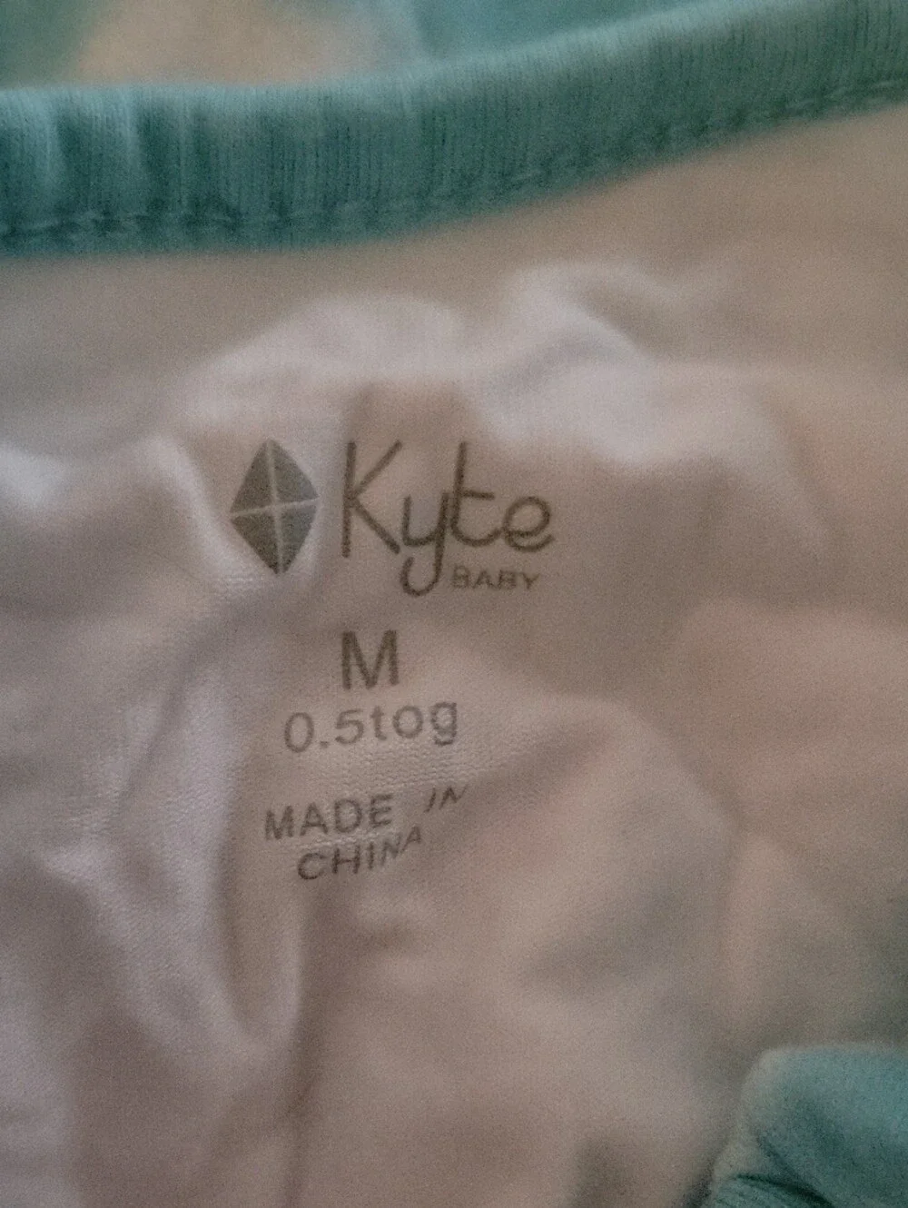 Kyte BABY Aqua & White Tie-Dye Sleeveless Sleep Sack